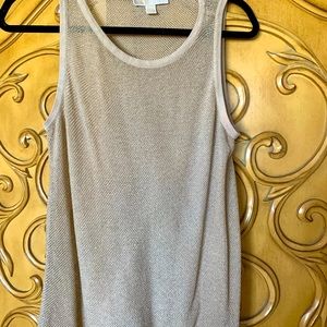 Michael Kors gold sparkle tank women’s XL